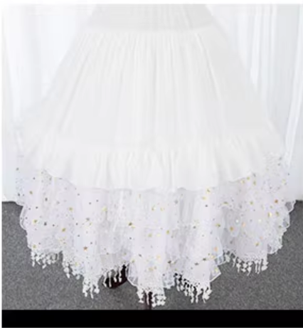 Manyiluo - Starry Dream River - Wedding Lolita Violent Adjustable Fishbone Bustle