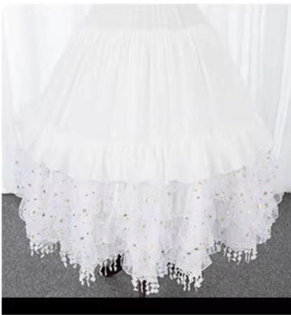 Manyiluo - Starry Dream River - Wedding Lolita Violent Adjustable Fishbone Bustle