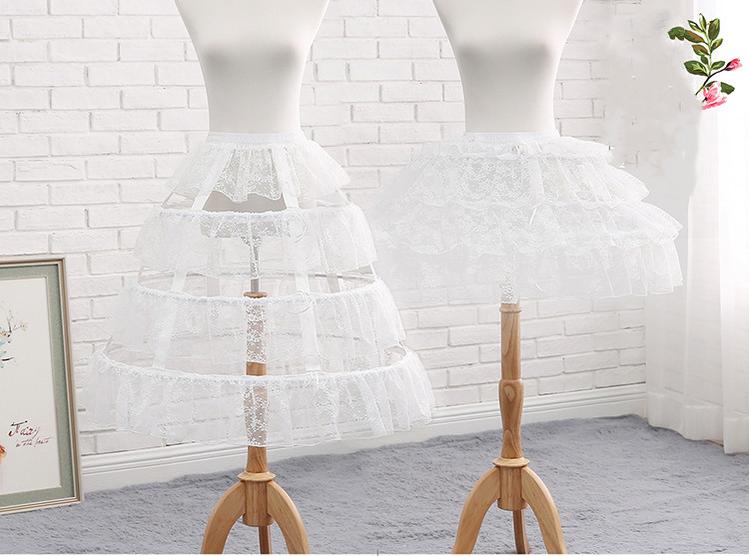 Manyiluo - Adjustable Hollowed-out Cool Lolita Petticoat