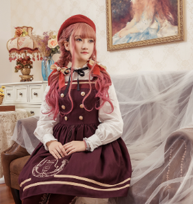 Chess Story - Magic Music School Series Fiddle Embroidery College Style Lolita JSK