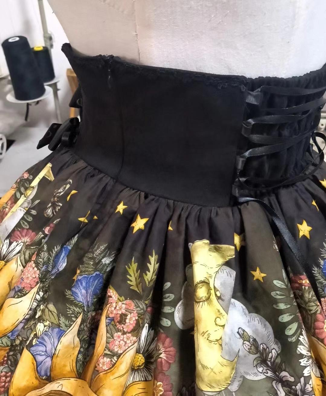 Little Bird - Daily Lolita SK Dress Lolita skirt high Waist SK