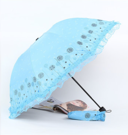 Qiteng - Daily Lolita Lace Princess Sunshade Parasol