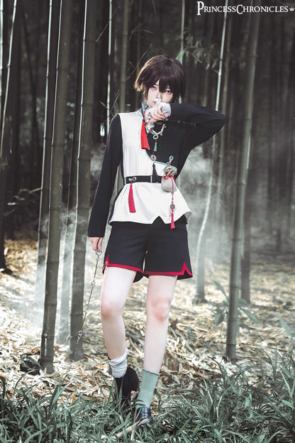 Princess Chronicles - Bamboo Panda - Han Lolita Shirt Full Set Chinese Style Unisex Set