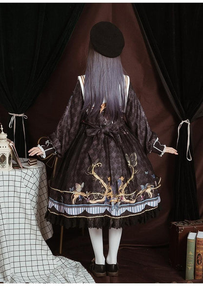 OCELOT - Classic Lolita OP Sailor Collar Elegant Lolita Dress