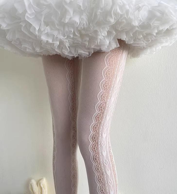 WAGUIR - Sweet Lolita Lace Patchwork Pantyhose