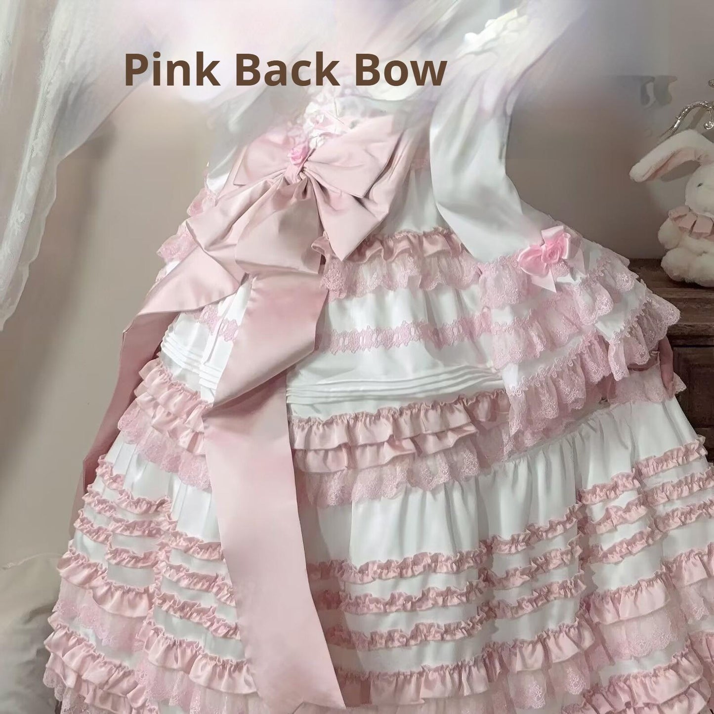 Uncle's Workshop - Stacked - Lolita Accessory Set Hairband Bow Trailing Brooch Choker