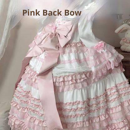 Uncle's Workshop - Stacked - Lolita Accessory Set Hairband Bow Trailing Brooch Choker