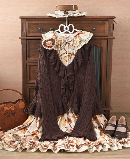 MIST - Sunset Bouquet - Elegant Lolita Cardigan, Flounce Hem