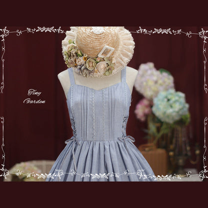 Tiny Garden - Garden Dance 2.0 - Elegant Lolita JSK Dress, Side Lace-Up