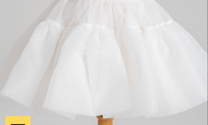 Manyiluo - Daily Puffy - Lolita Hoopless Petticoat | 13.8 (35 cm) Length"
