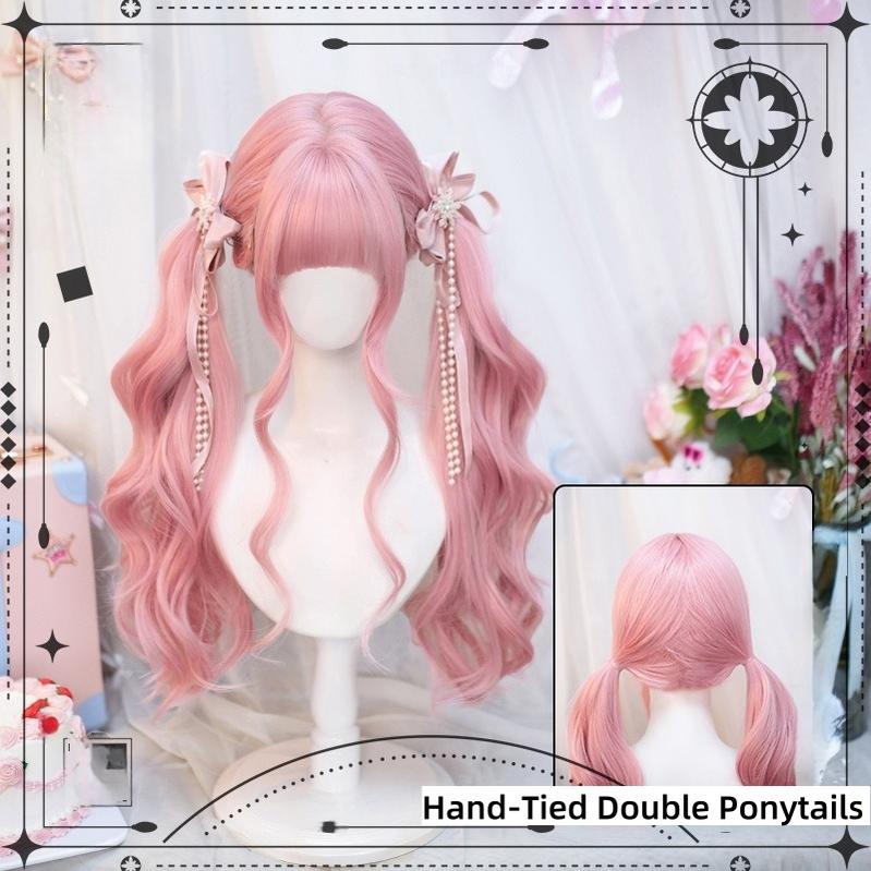Dalao Home - Sweet Lolita Wig Double Ponytails Long Wavy Wig