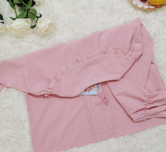 Niu Niu - Plus Size Lolita Blouse Long Sleeve Shirt