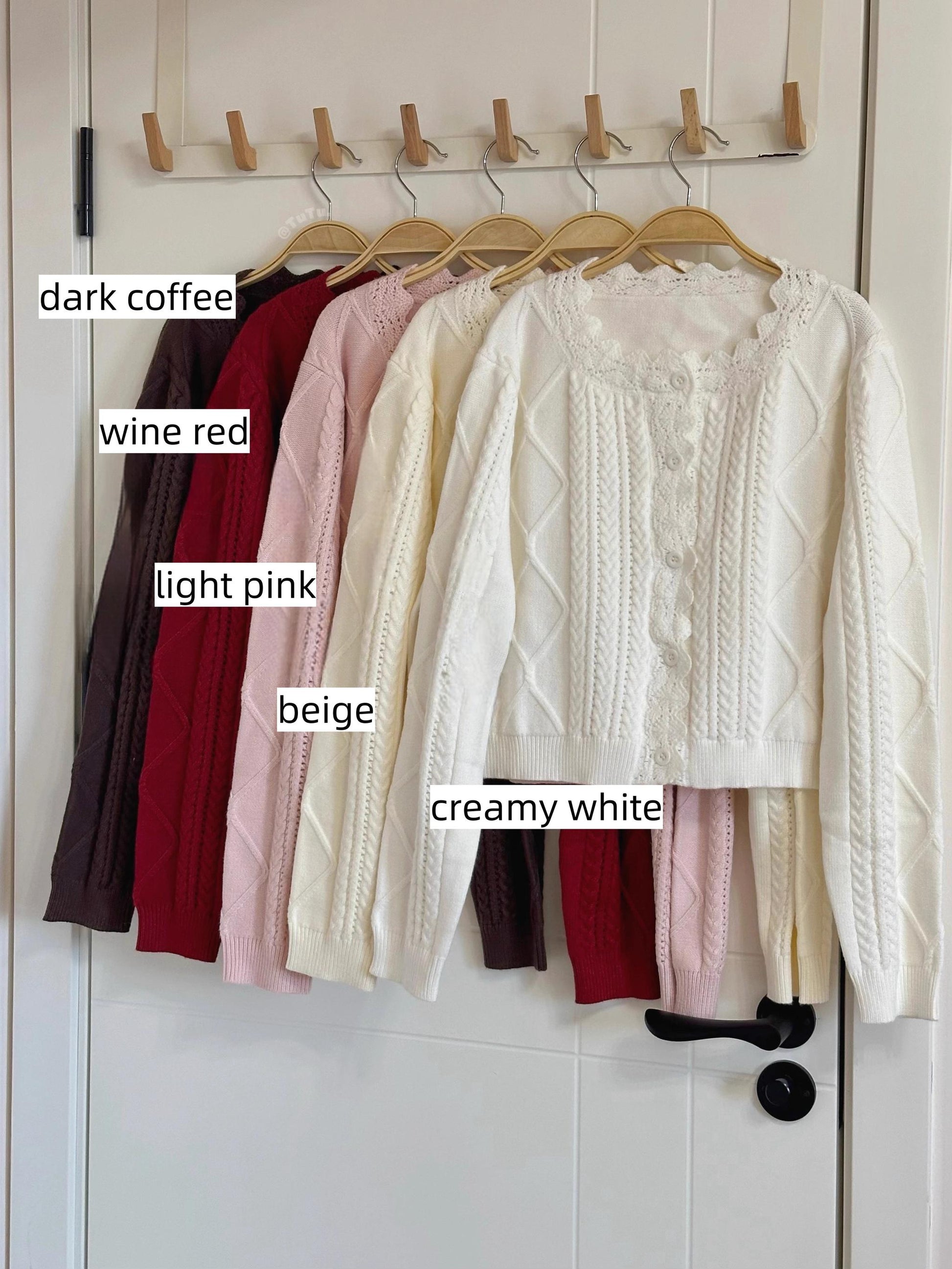 MIST - Soft Thought - Vintage Lolita Cardigan Short Knitting Sweater