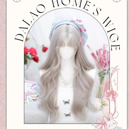Dalao Home - Moon Sinking - Elegant Lolita Wigs Long Curly Griege Wigs