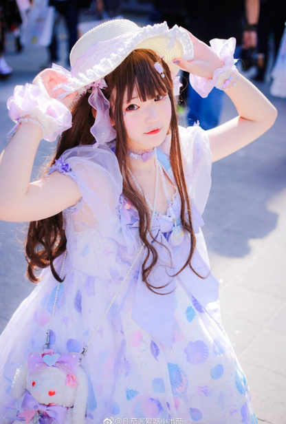 DearCeline - Midsummer Night's Dream - Daily Lolita Organza Covering Smock