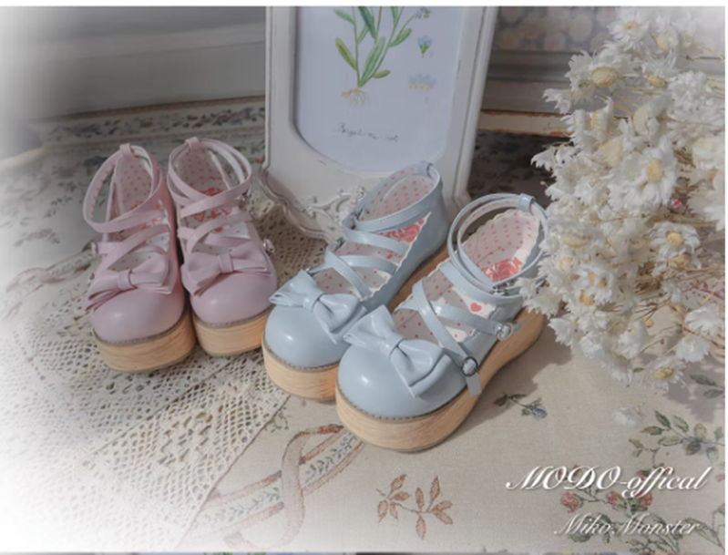 MODO - Sweet Lolita Round-Toe Platform Shoes