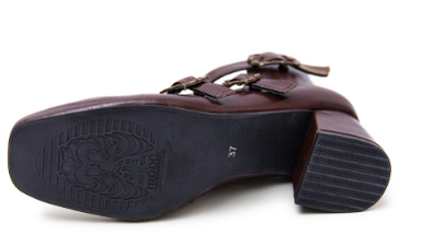 MODO - Vintage Elegant Lolita Three-buckle Mary Janes Shining Shoes