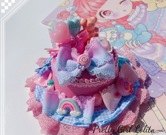 Pretty Girl Lolita - Sweet Lolita Pink-blue Accessories