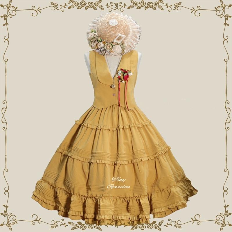 Tiny Garden - Old Love Songs - Lolita Elegant Vintage SK and Waistcoat