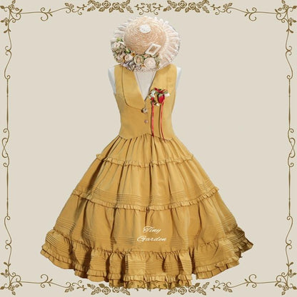 Tiny Garden - Old Love Songs - Lolita Elegant Vintage SK and Waistcoat