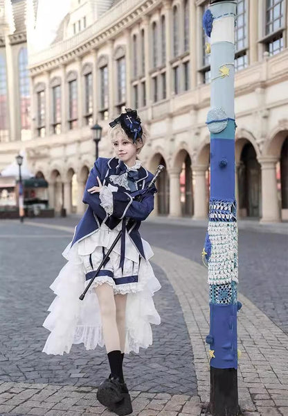 CastleToo - Coffin of Pilgrimage - Medieval European Ouji Lolita Shirt & Pants Suit