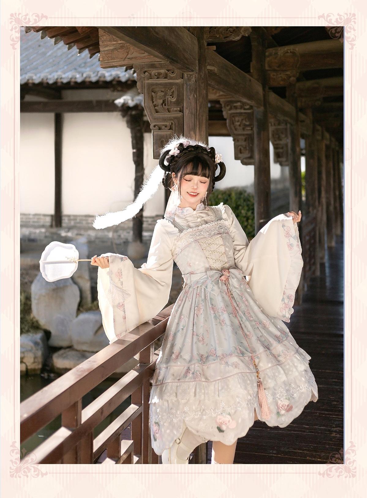 Bramble Rose - Exquisite Luo Shen - Qi Lolita OP Dress Chinese Style Lolita JSK