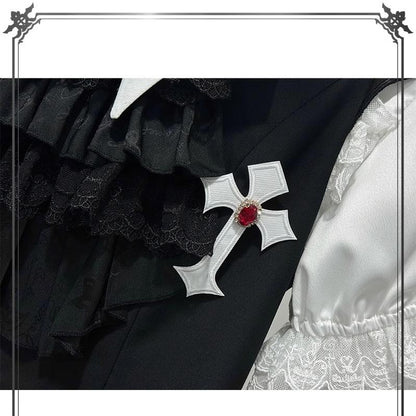 CastleToo - Night Rose - Elegant Ouji Lolita Suits, JSK / Shorts