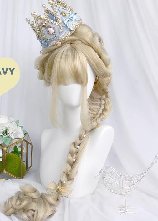 Sinwavy - Waltz - Elegant Lolita Long Curly Wig Multicolors