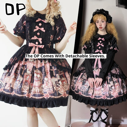Uncle's Workshop - Missing Lamb Case - Gothic Lolita Dress Set with Sheep Prints