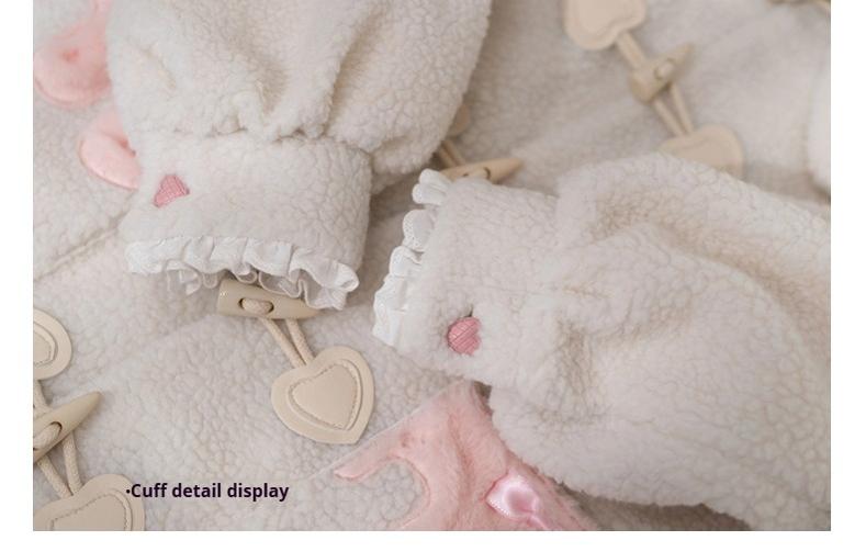 Forest Fluorescent Carps - Sweet Lolita Winter Coat Unicorn and Rabbit Ear Coat