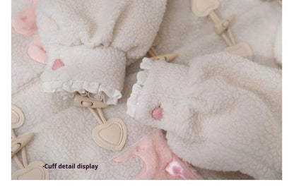 Forest Fluorescent Carps - Sweet Lolita Winter Coat Unicorn and Rabbit Ear Coat