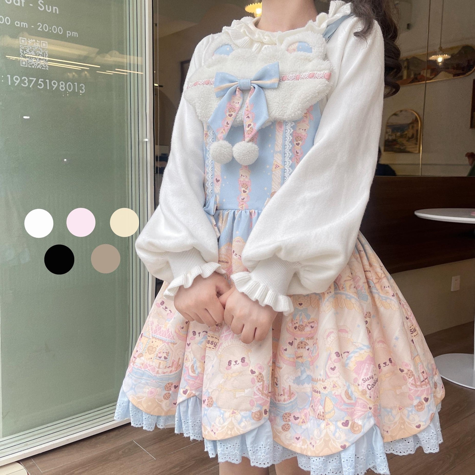 Sissy the shepherd - Sweet Lolita Sweater Autumn and Winter Lolita Innerwear
