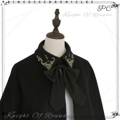 Princess Chronicles - Medieval Ouji Lolita Embroidered Cape