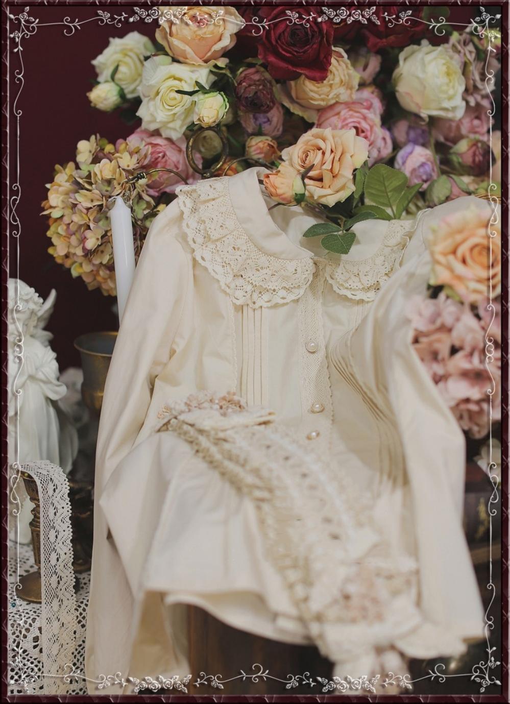 Tiny Garden - Cotton Retro Lace Lolita Blouse