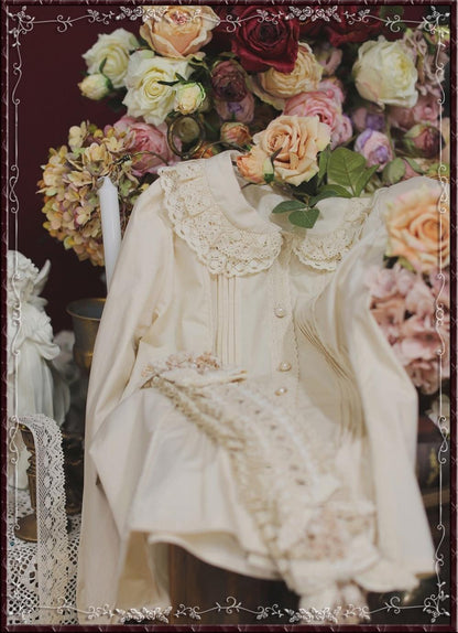 Tiny Garden - Cotton Retro Lace Lolita Blouse