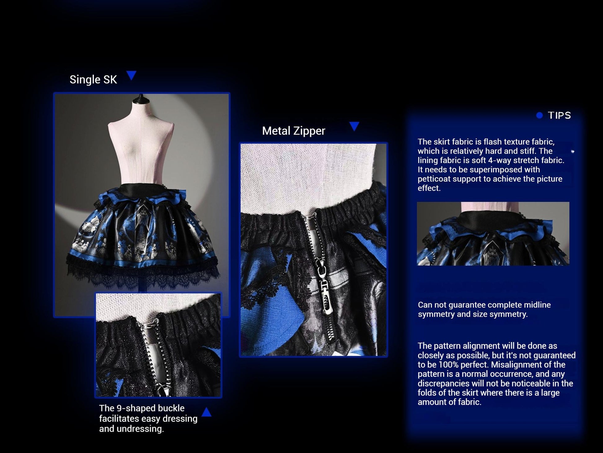 Caged Bird Hotel - Eclipsed Moon Gallery - Plus Size Halloween Gothic Lolita Skirt & Bodice Set
