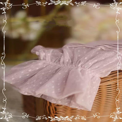 Tiny Garden - Sweet Dots Retro Lolita Summer Blouse