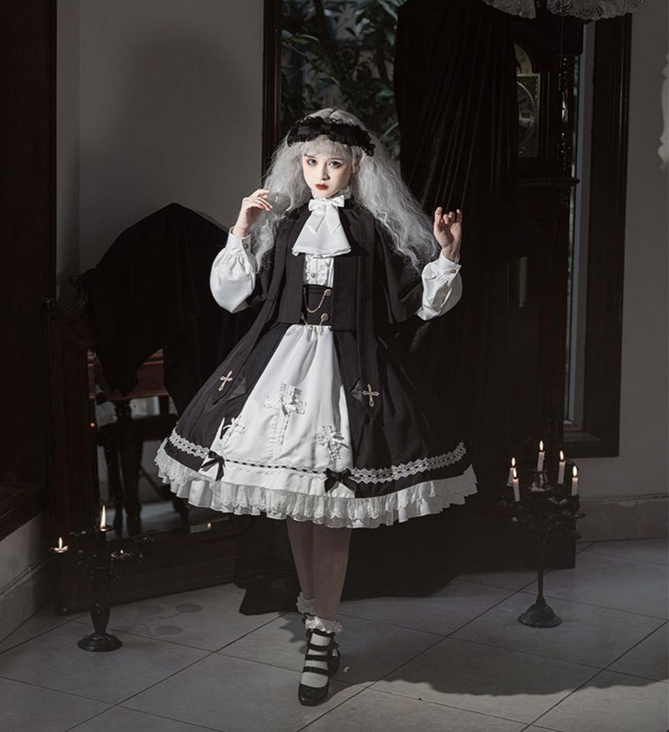 CastleToo - Holy Academy - Gothic Lolita Prince Skirt Set