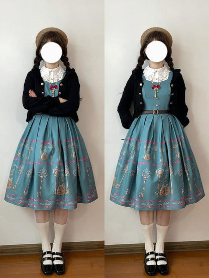 Miss Point - Antique Key - Elegant Lolita JSK Retro Lolita Dress