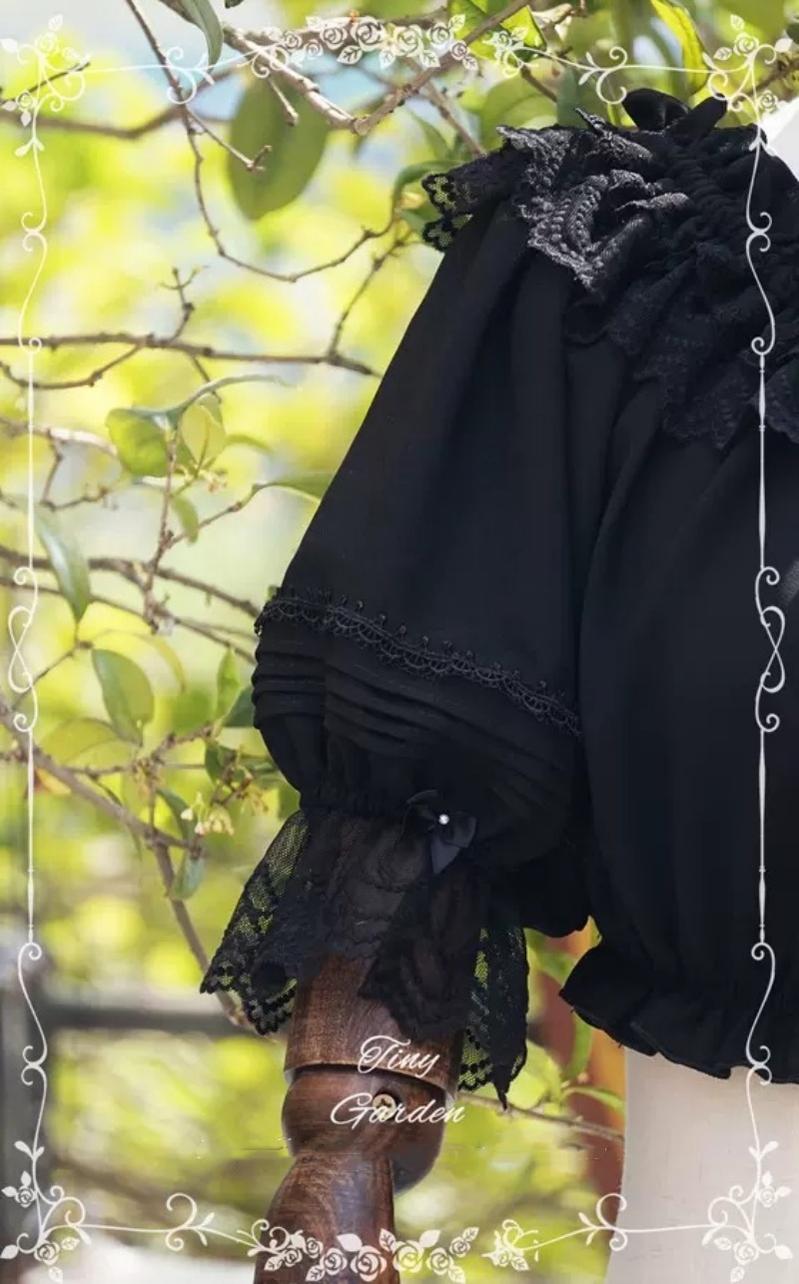 Tiny Garden - Retro Summer Chiffon Lolita Shirt