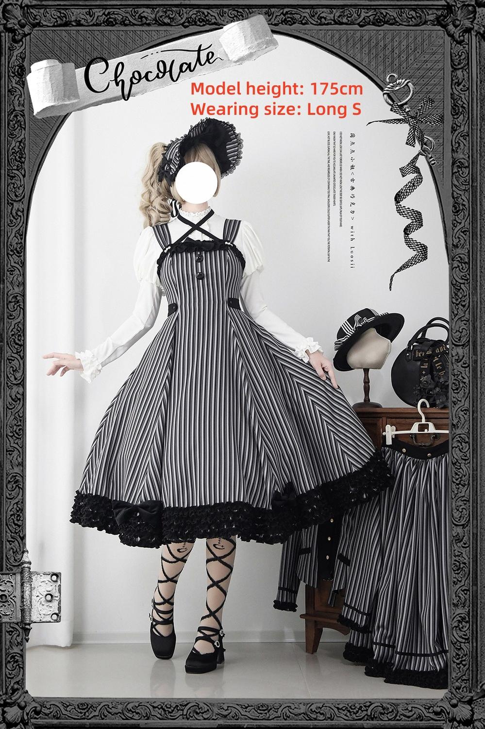 Miss Point - Classic Lolita JSK Customized Stripe Lolita Dress