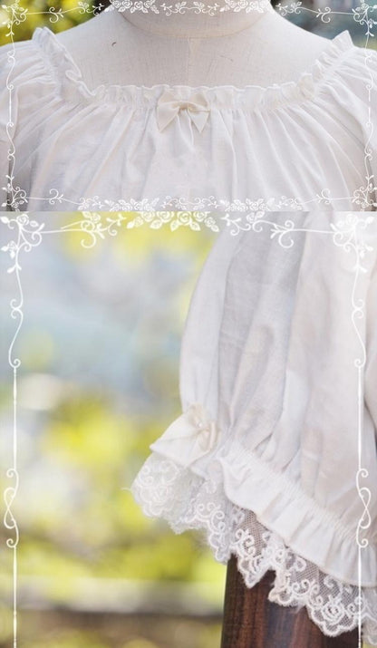 Tiny Garden - Elegant Lolita Summer Blouse