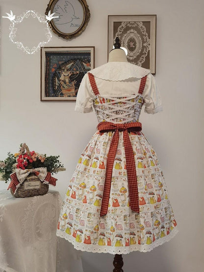Miss Cube - Dress Up Dolls - Summer Kawaii Lolita JSK Dress Customized Size