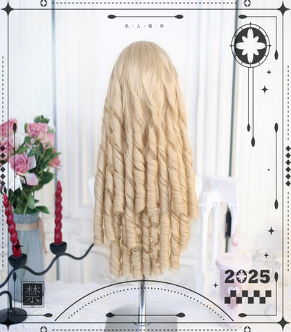 Dalao Home - 50-55 CM Lolita Wig with Retro Roman Curls
