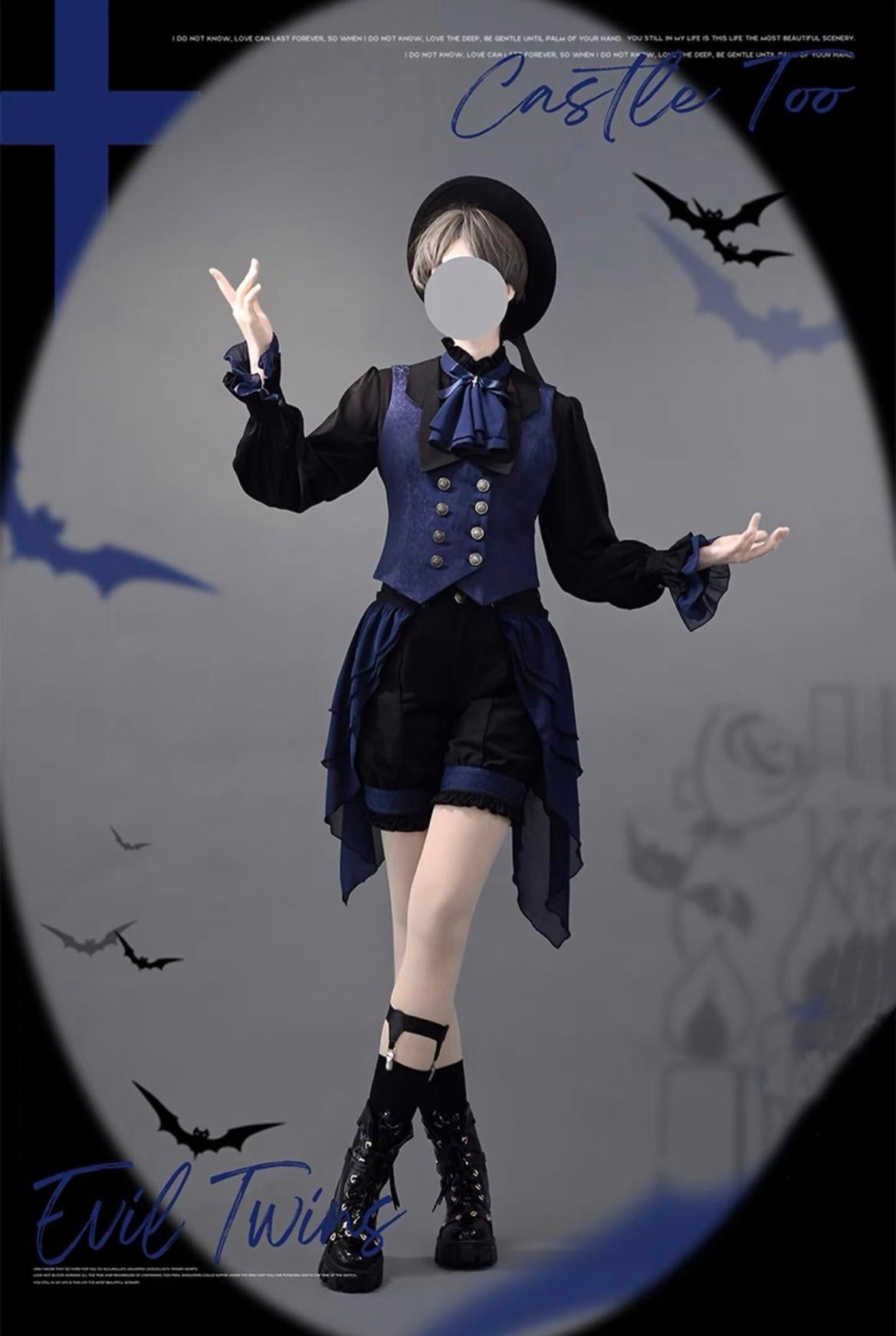 CastleToo - Evil Twins - Ouji Lolita Vest Set