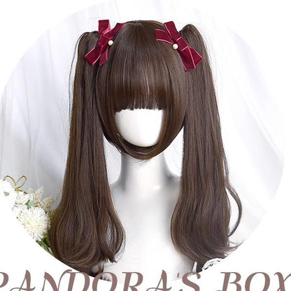Sinwavy - Pandora's Box - Lolita Short Wig with Cute Double Ponytails