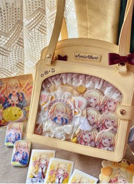 Morning Glory - Kawaii Lolita Checkered Itabag Multicolors