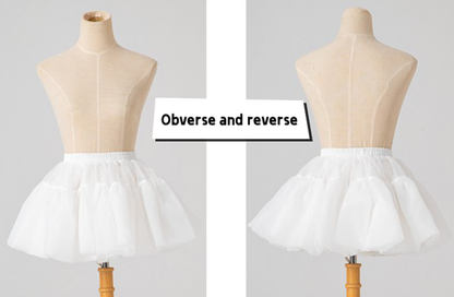 Manyiluo - Daily Puffy - Lolita Hoopless Petticoat | 13.8 (35 cm) Length"