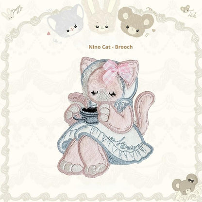 Mademoiselle Pearl - Pearl Doll Cabinet - Kawaii Lolita Plush Doll Bag with Outfit