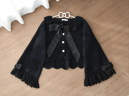 MIST - Qian's Letter - Sweet Lolita Sweater Winter Cardigan Coat